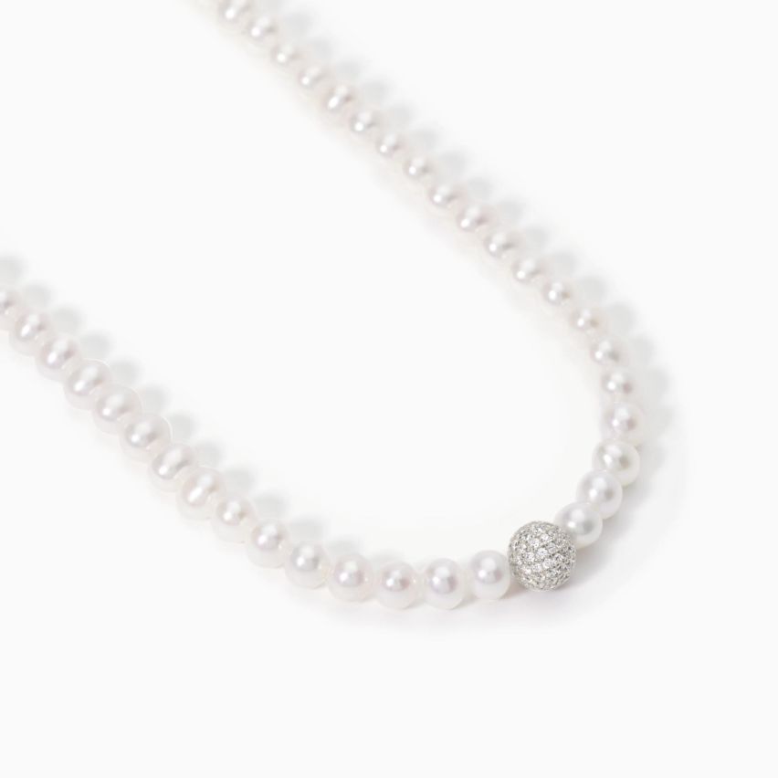 Collana da donna Mabina in argento - 553521