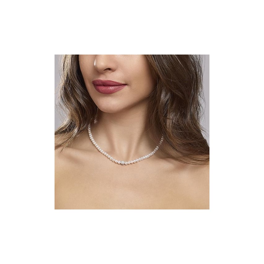 Collana da donna Mabina in argento - 553521