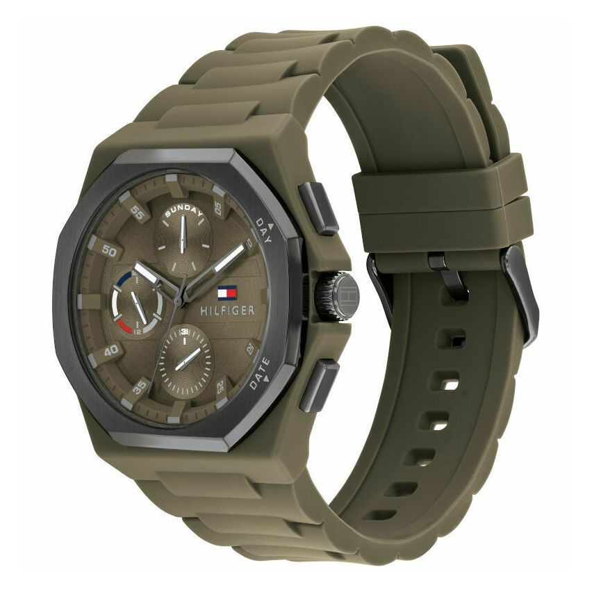 Orologio da uomo Tommy Hilfiger silicone verde - 1792121