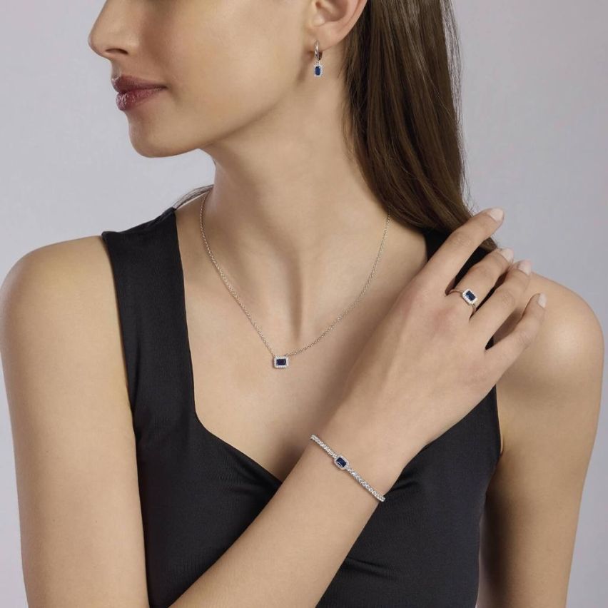 Orecchini da donna Mabina in argento - 563647