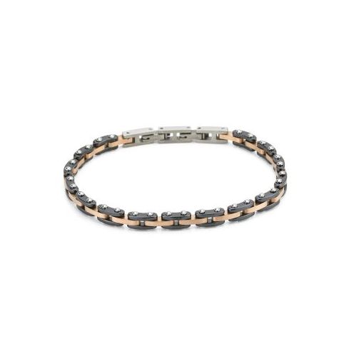 Bracciale da uomo Boccadamo Man in acciaio - ABR675RS