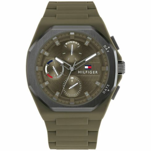 Orologio da uomo Tommy Hilfiger silicone verde - 1792121